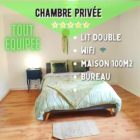 Belle Privee Avec Lit Double Dans Albergue